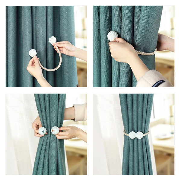 Pearl Magnetic Curtain Clip