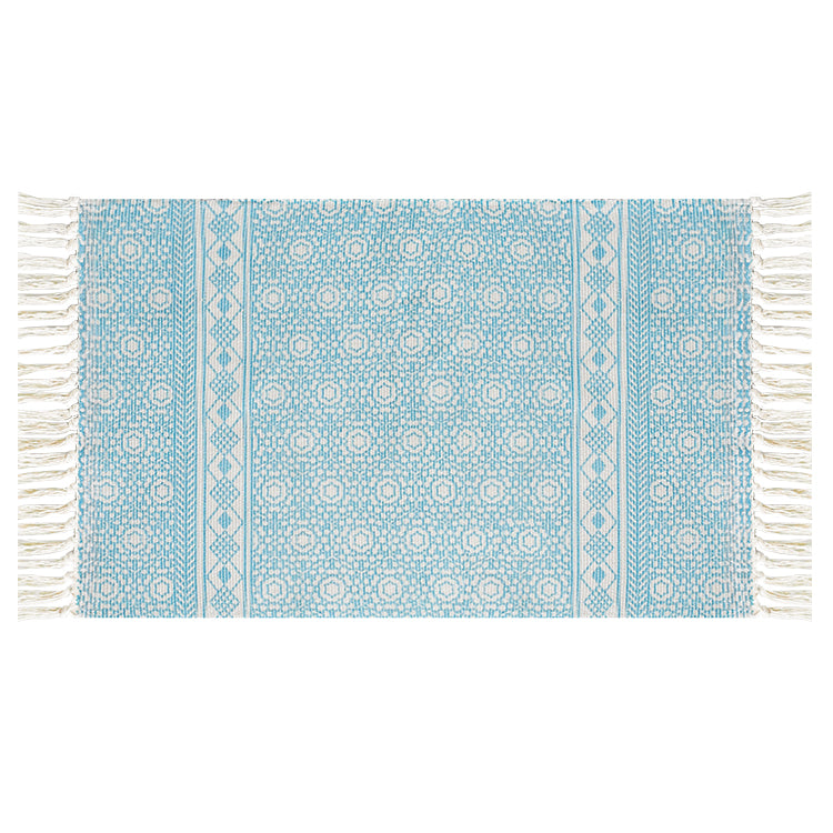 Boho Cotton Woven Doormat