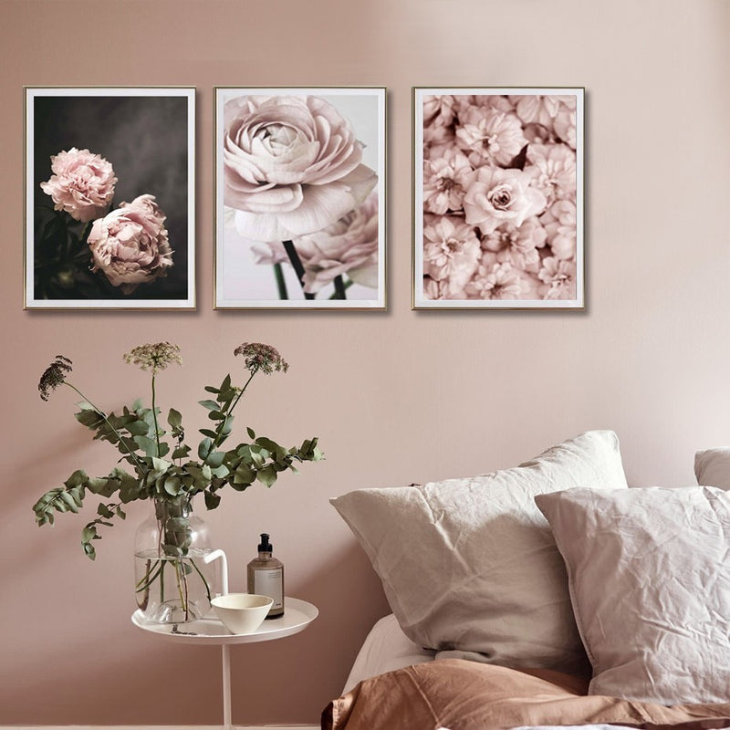 Selim Pink Flower Canvas